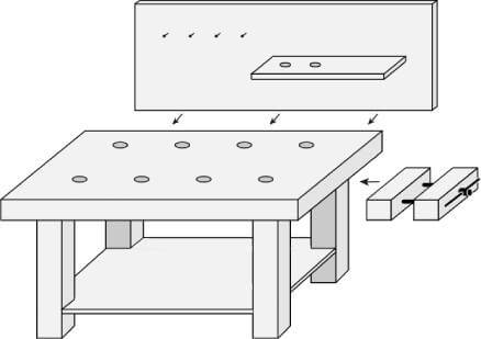 Kinderwerkbank selber bauen Step 5
